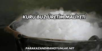 Kuru Buz Üretim Maliyeti