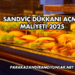 Sandviç Dükkanı Açma Maliyeti 2025