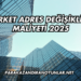 Şirket Adres Değişikliği Maliyeti 2025