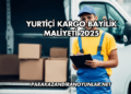 Yurtiçi Kargo Bayilik Maliyeti 2025